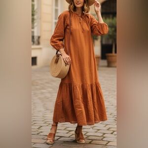 BILLABONG CRYSTAL COVE MAXI DRESS. Burnt orange. Size XS. Like new.